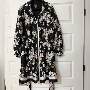Anne Klein Black Floral Dress